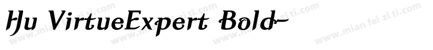 Hu VirtueExpert Bold字体转换